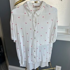 Kitschy summer flowy top